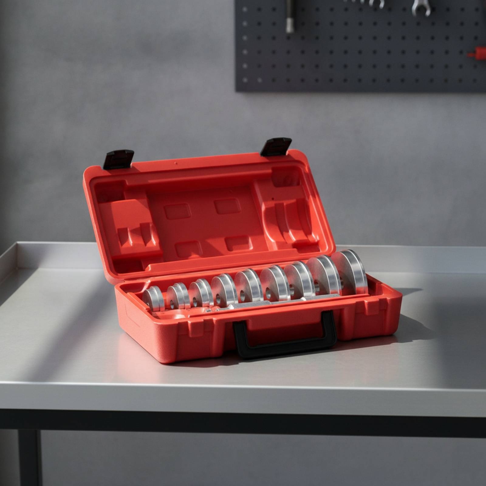 Automotive Tools - 10-teiliges Lagerwerkzeug-Set mit Koffer, tragbares Kfz-Radlager-Entfernungsset