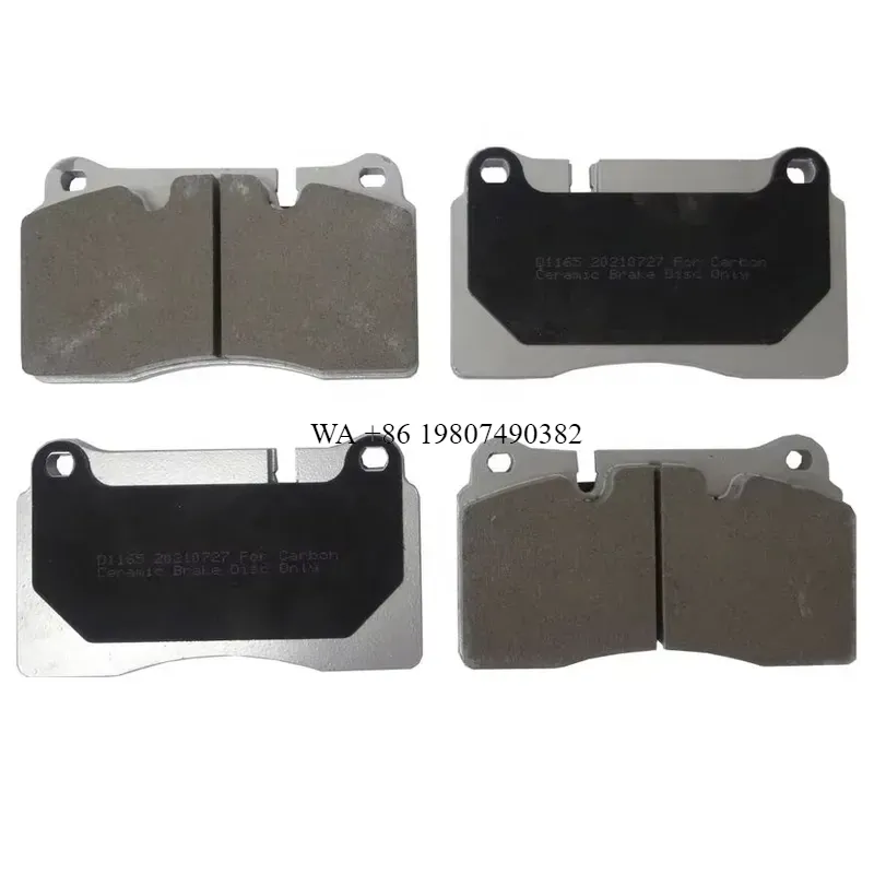 Brake Pad Set - wmwmnu Fahrzeug-Bremsbelag D1165 4G432D007AA Hinterer Carbon-Keramik-Bremsbelag