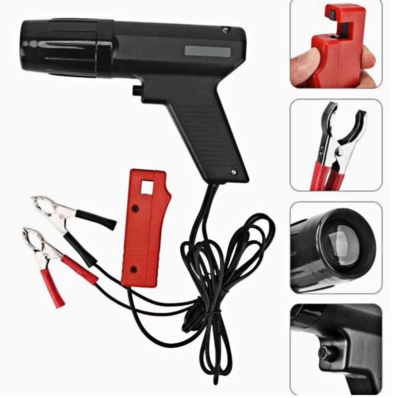 Timing Light Gun - 12V Zündzeitpunkt-Einstellgerät TL122 Motor-Timing-Werkzeug Auto- und