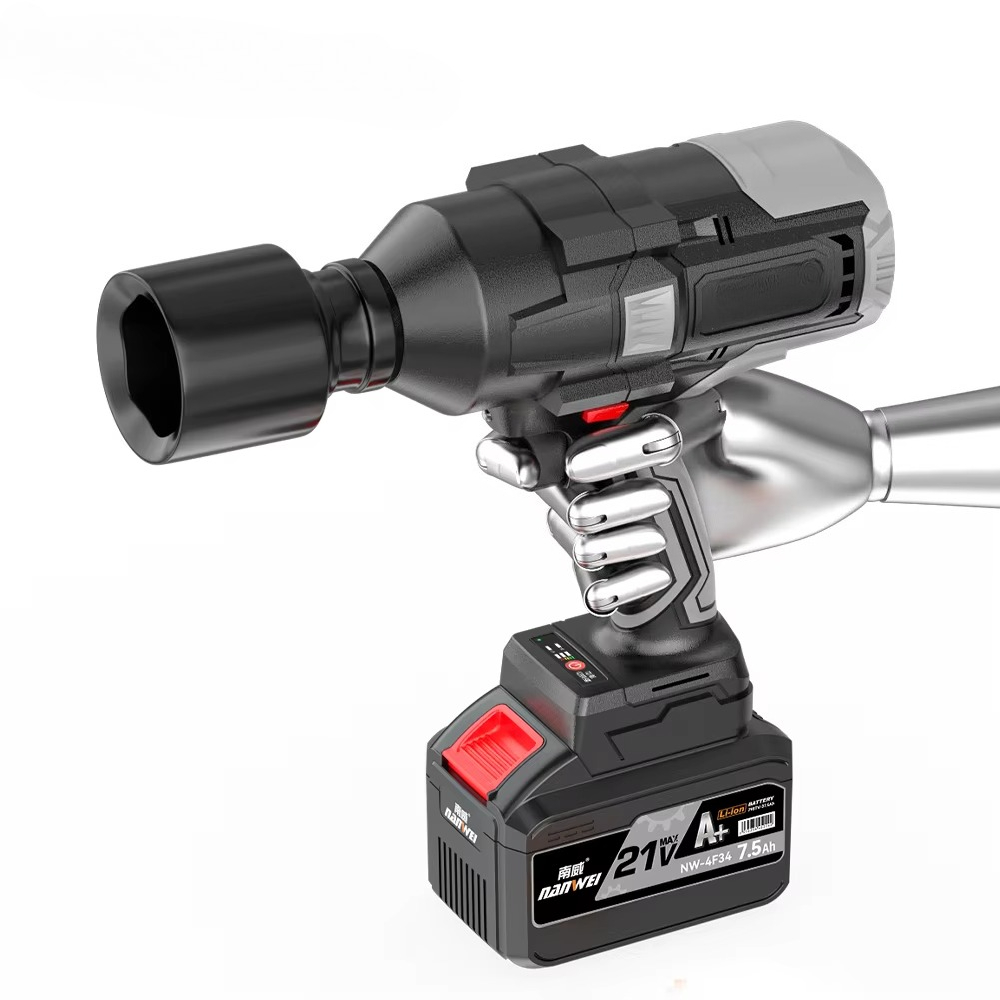 Torque Wrench - Industrieller Hochleistungs-Elektroschrauber 21V Lithium-Akku Umfassendes Autoreparatur-Schlagschrauber-Set
