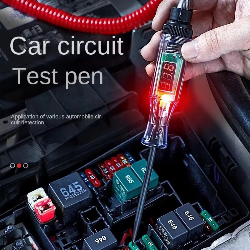 Car Diagnostic Tool - 5V-120V Auto-Testerstift Spannungs- und Stromkreisprüfer DC