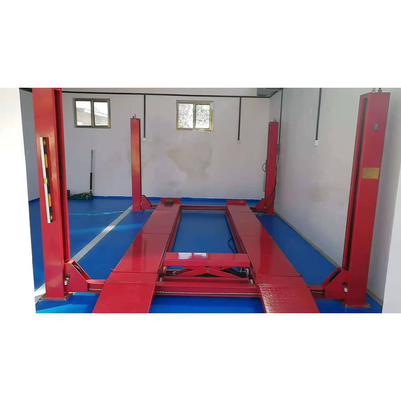 Car Lift - PrimeSelect CE-sichere 4-Tonnen-Hydraulik-Auto-Hebebühne mit 4-Hand-Auslösung, Vier-Säulen-Autolift