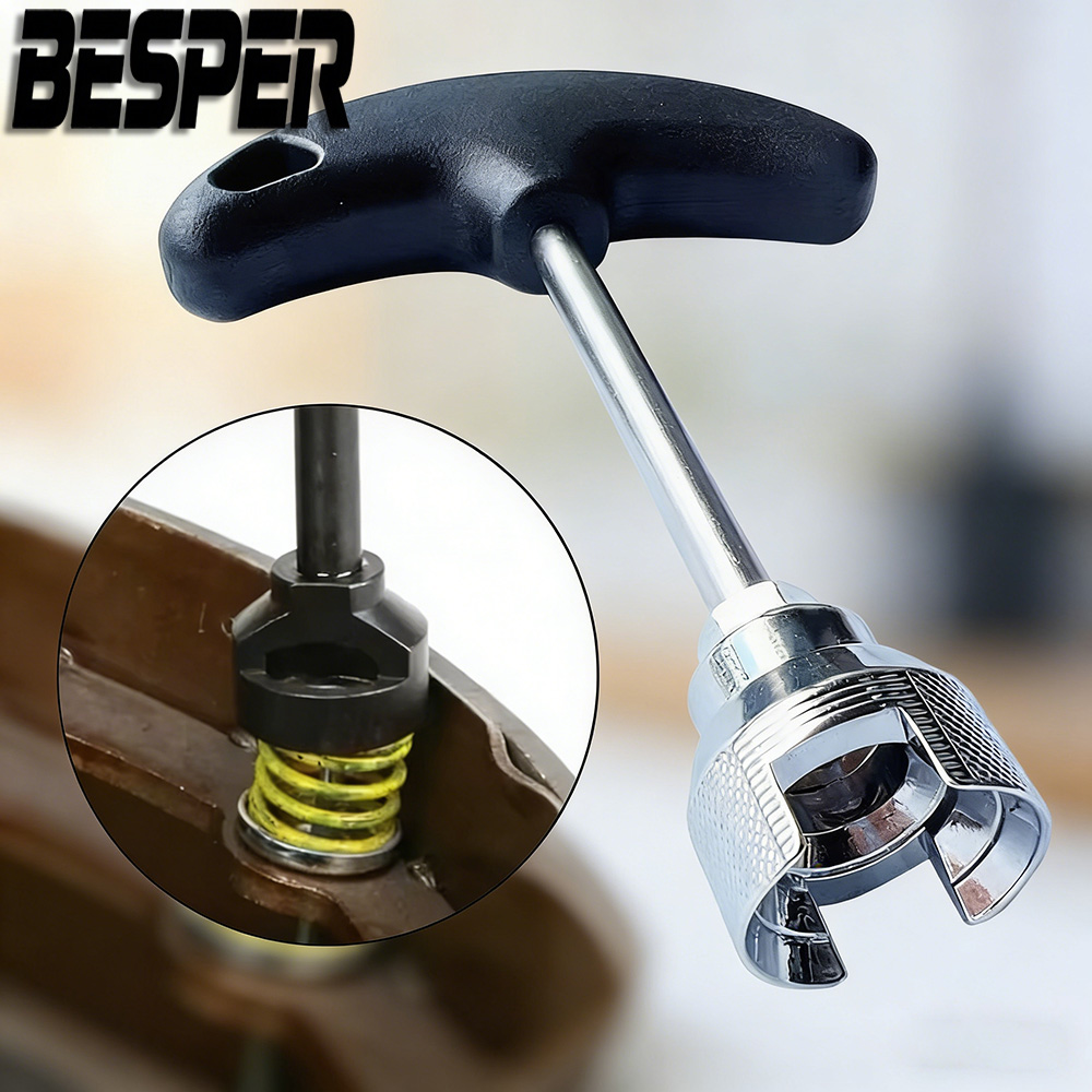 Spring Compressor Tool - Bremsfedern-Einstellwerkzeug, Hochleistungs-Bremsfedern-Kompressor mit Ergonomischem Griff, Universelles