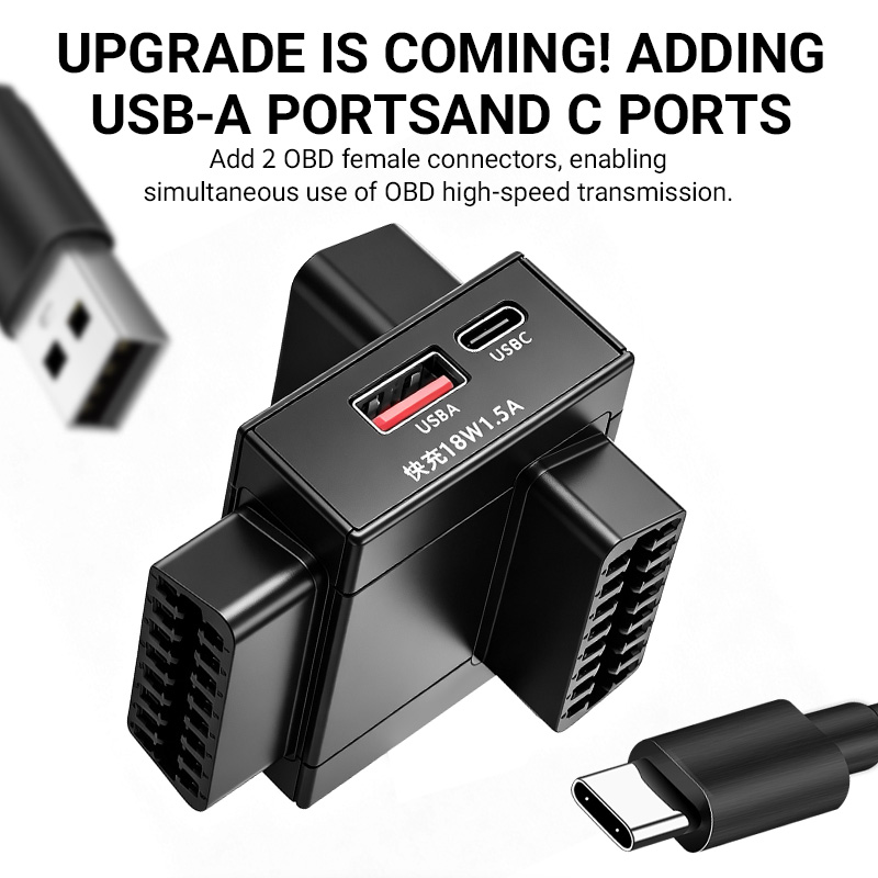 OBD2-Splitter-Adapter 1 zu 2 m – Car Diagnostic Tool Bewertung und Preis