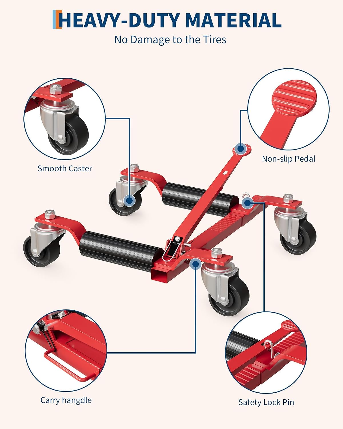 Tacleekii 2er-4er-Pack Auto-Ra – Car Jack Bewertung und Preis