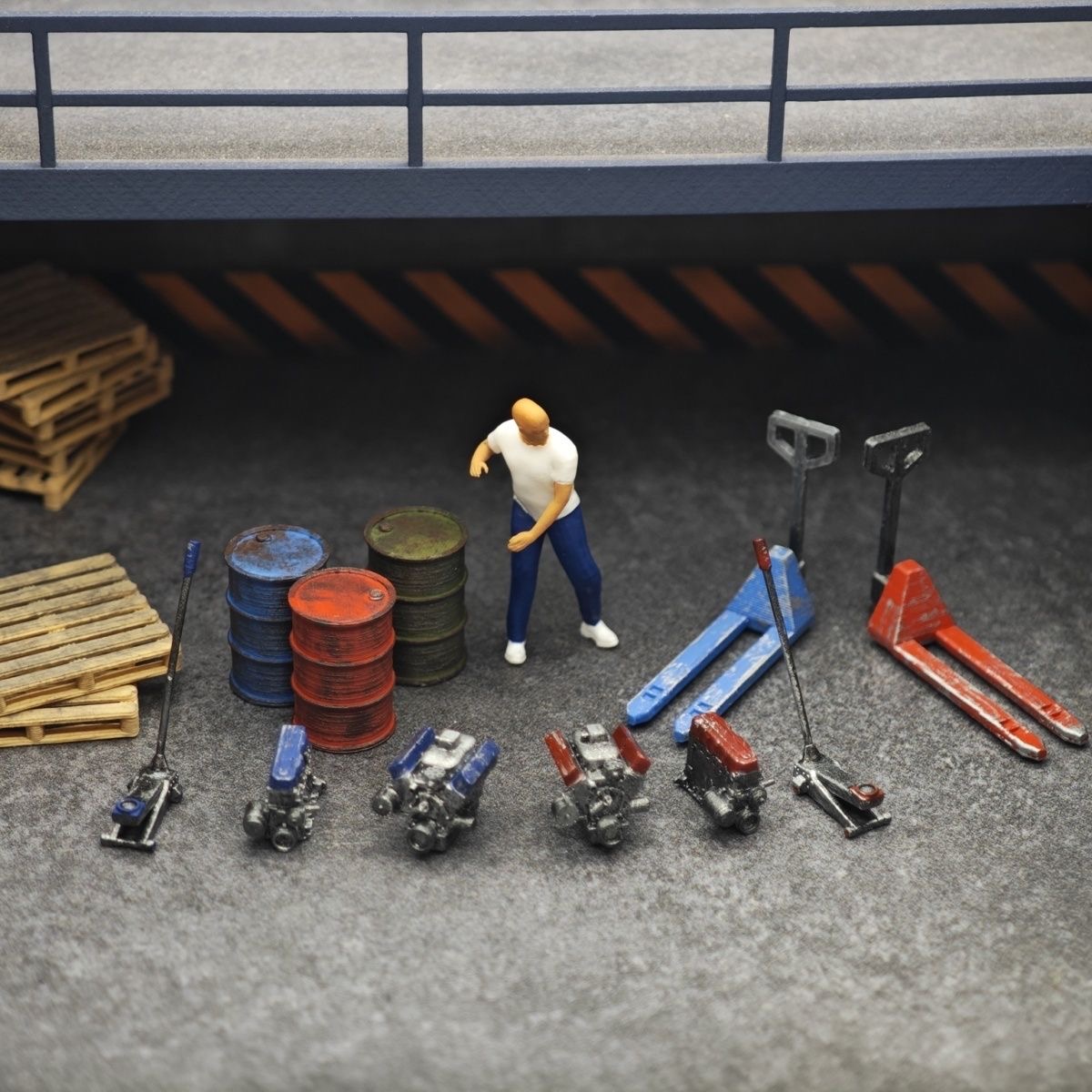 1:64 Automodell Reparaturwerks – Car Jack Bewertung und Preis