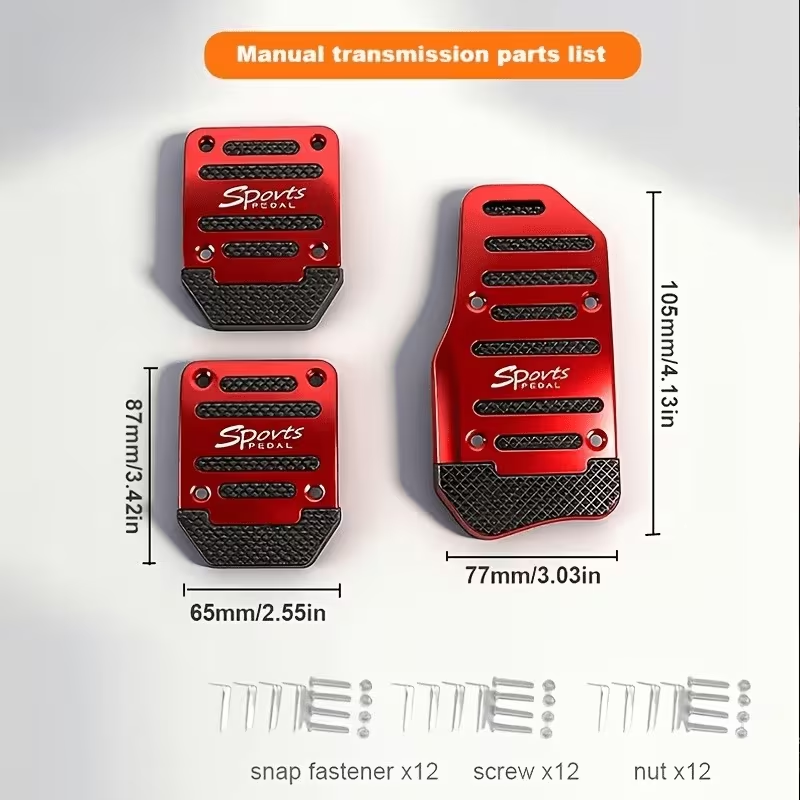 2/3-teiliges Auto-Pedalabdecku – Brake Pad Set Bewertung und Preis