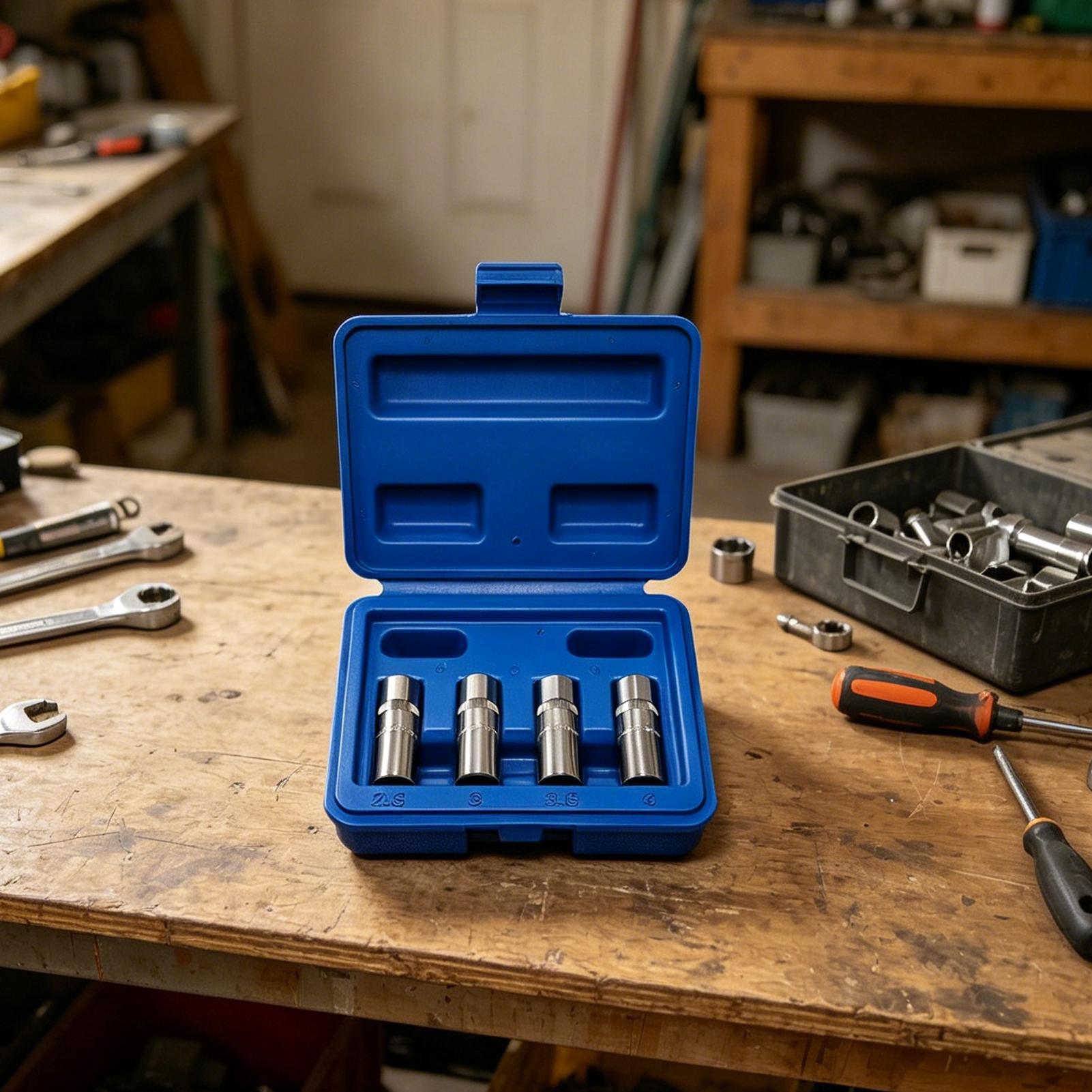 Schraubenausdreher-Set, 4-teil – Socket Set Bewertung und Preis